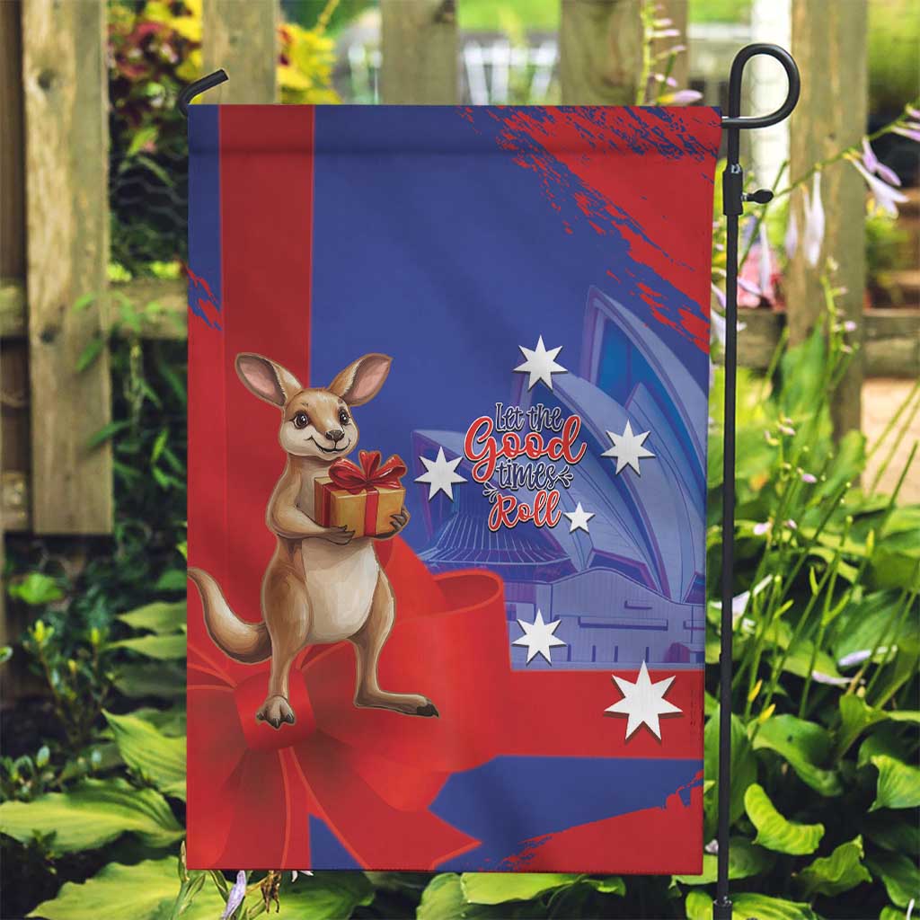 Happy Boxing Day Australia Garden Flag Let The Good Time Roll! - Vibe Hoodie Shop
