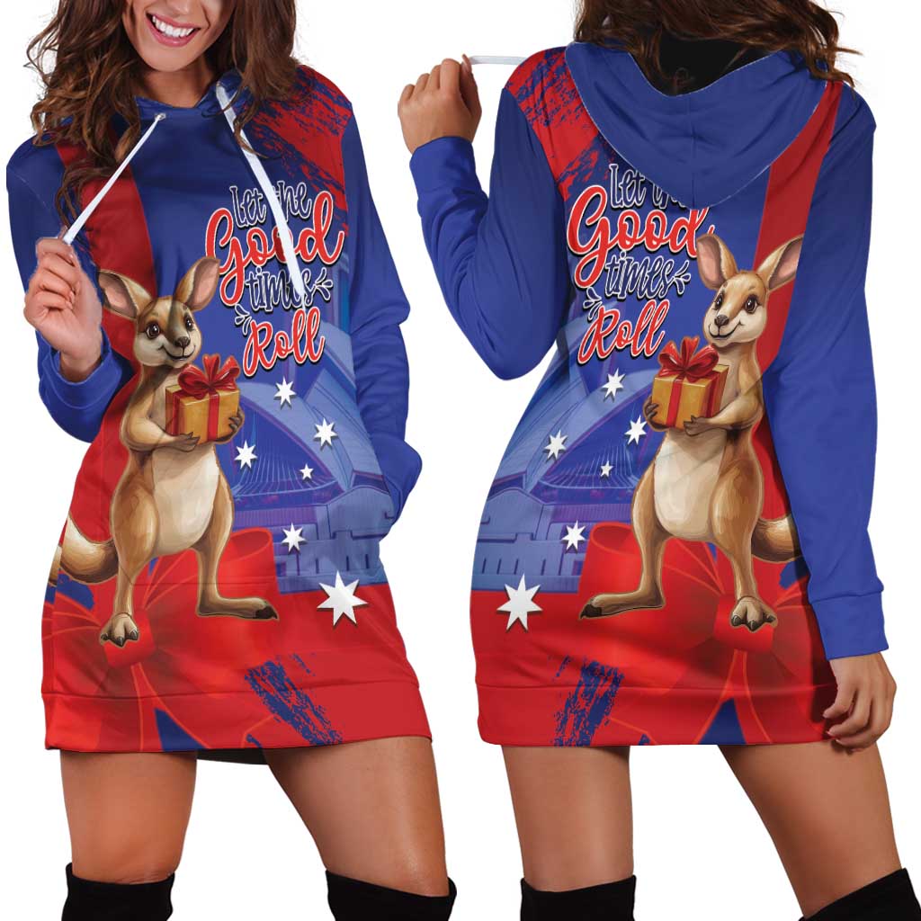 Happy Boxing Day Australia Hoodie Dress Let The Good Time Roll! - Vibe Hoodie Shop