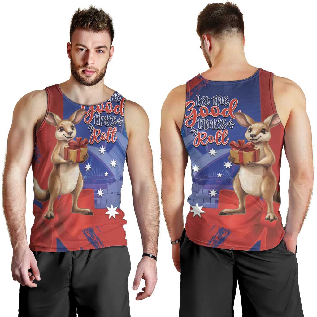 Happy Boxing Day Australia Men Tank Top Let The Good Time Roll! - Vibe Hoodie Shop