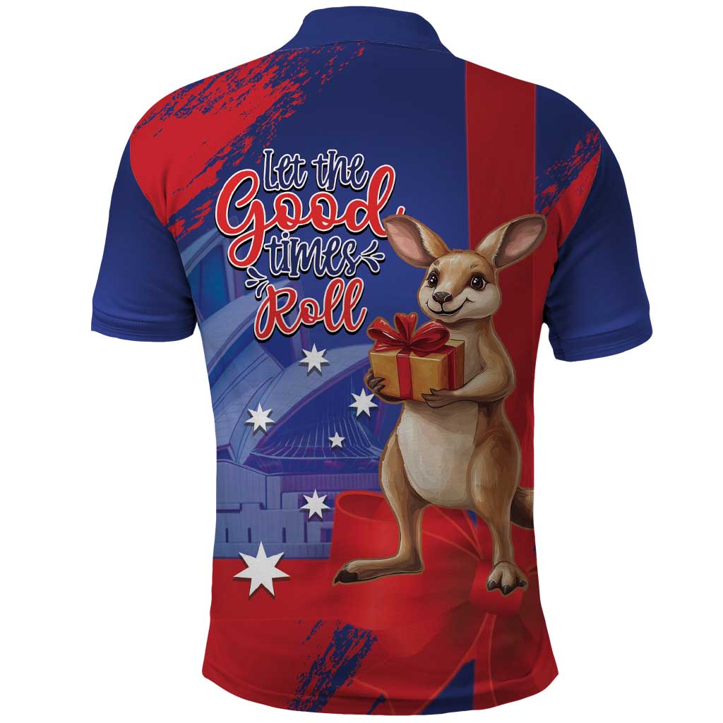 Happy Boxing Day Australia Polo Shirt Let The Good Time Roll! - Vibe Hoodie Shop