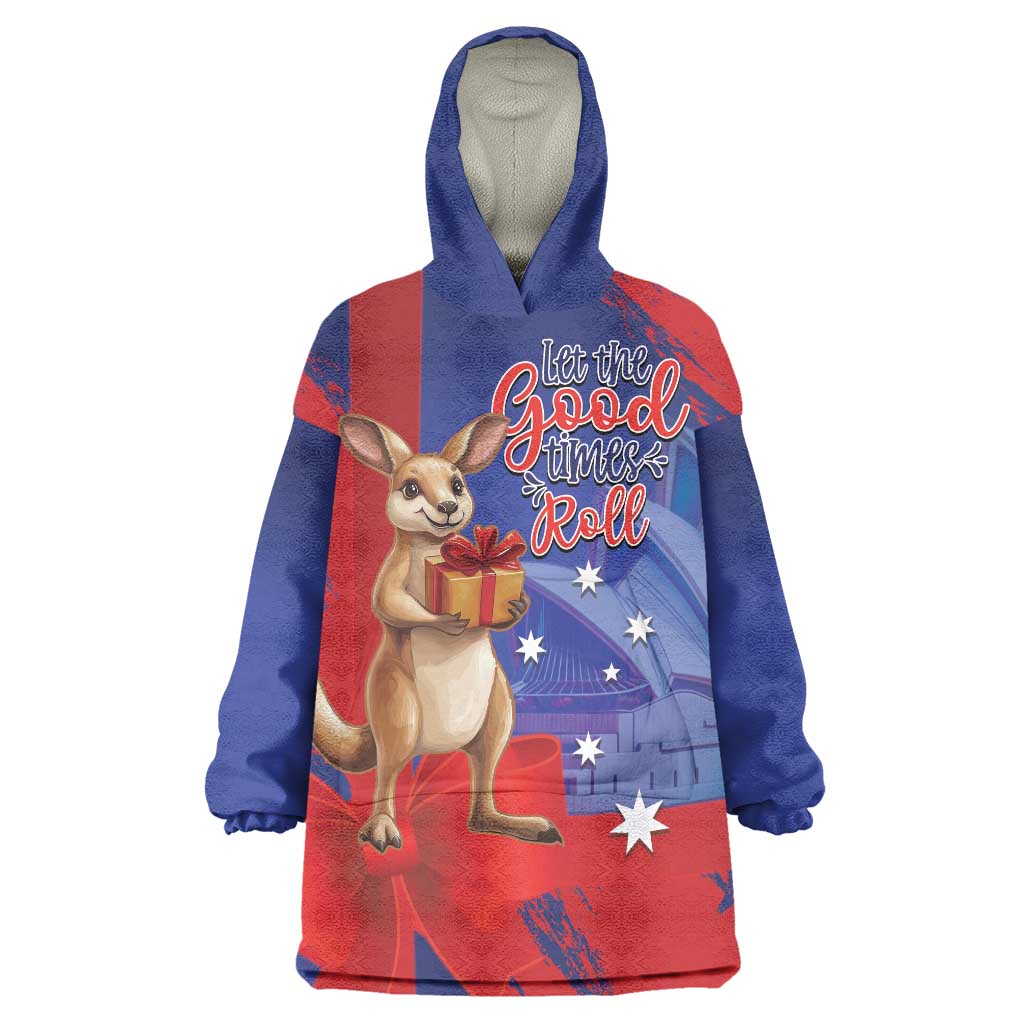 Happy Boxing Day Australia Wearable Blanket Hoodie Let The Good Time Roll! - Vibe Hoodie Shop