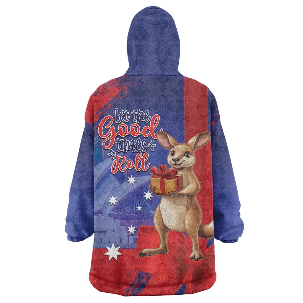 Happy Boxing Day Australia Wearable Blanket Hoodie Let The Good Time Roll! - Vibe Hoodie Shop