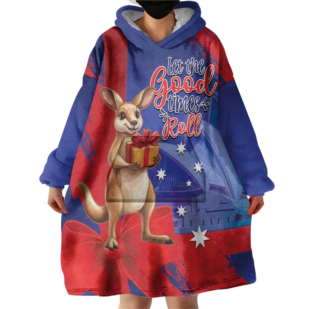 Happy Boxing Day Australia Wearable Blanket Hoodie Let The Good Time Roll! - Vibe Hoodie Shop