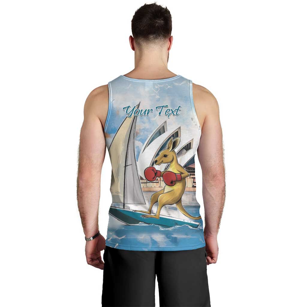 Personalised Australia Sailing Men Tank Top Life Is Better On A Boat - Vibe Hoodie Shop