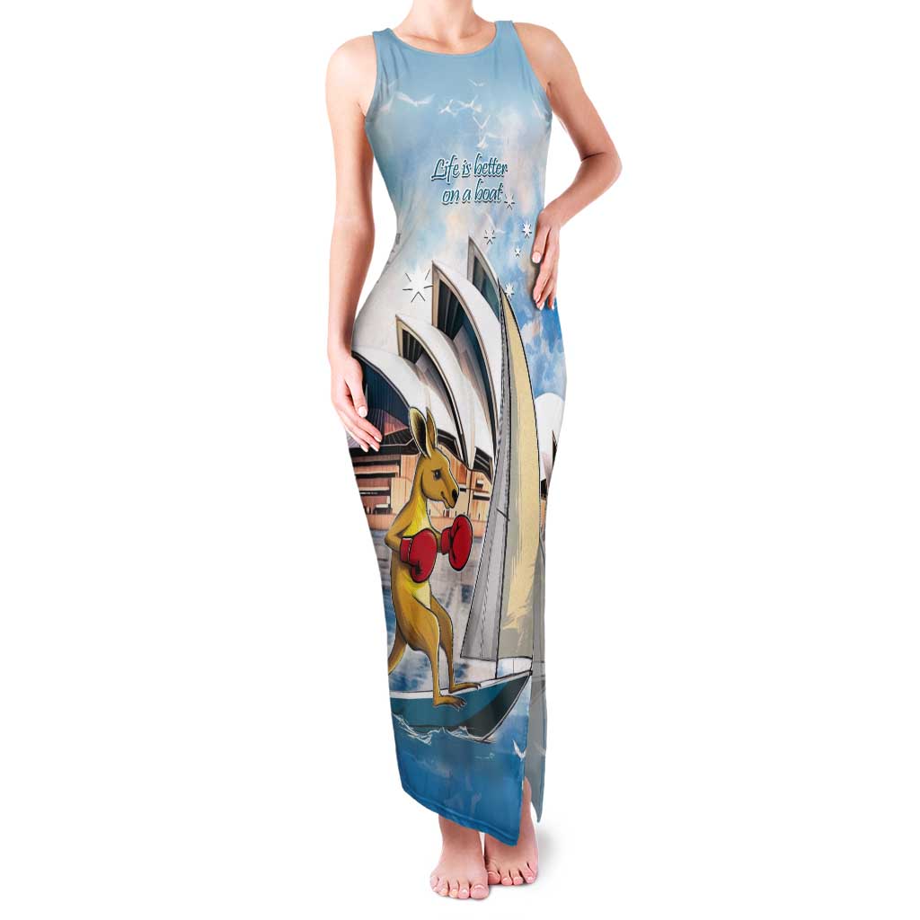 Personalised Australia Sailing Tank Maxi Dress Life Is Better On A Boat