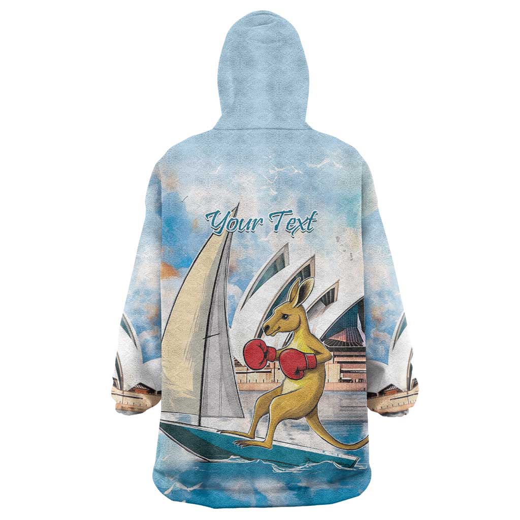 Personalised Australia Sailing Wearable Blanket Hoodie Life Is Better On A Boat - Vibe Hoodie Shop