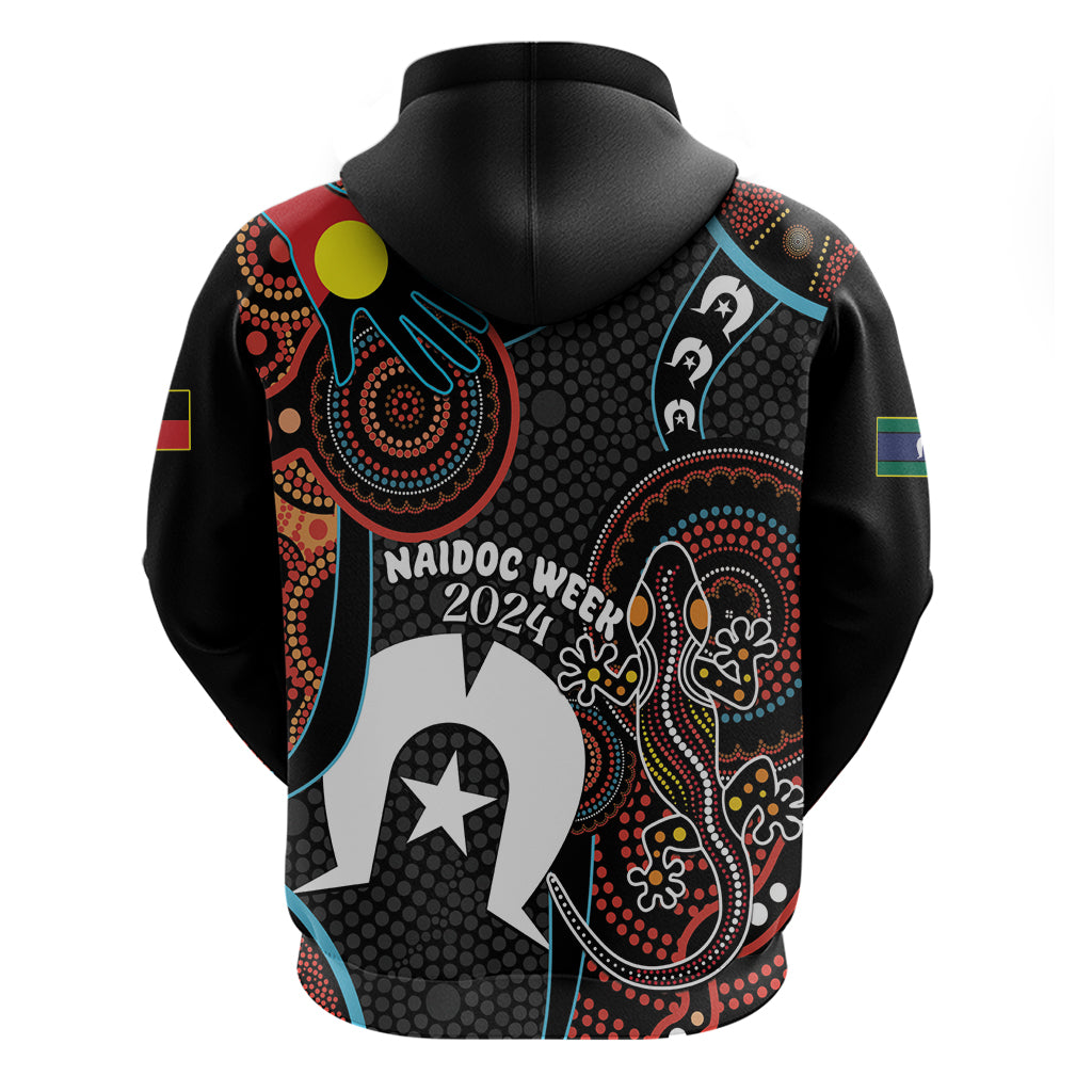 NAIDOC Week 2024 Hoodie Keep The Fire Burning Indigenous Art - Vibe Hoodie Shop