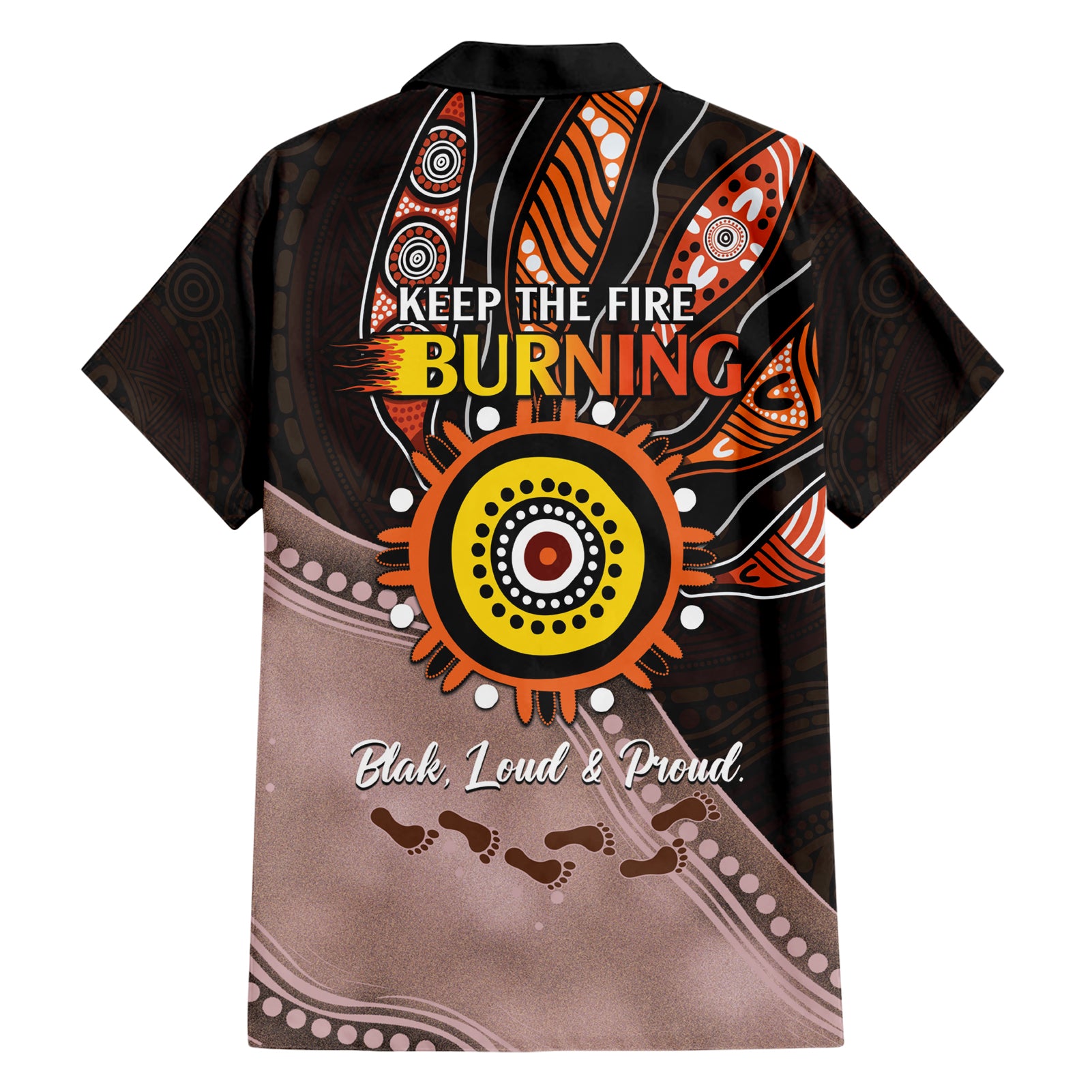 Fire Burning Together NAIDOC 2024 Hawaiian Shirt Indigenous Art - Vibe Hoodie Shop