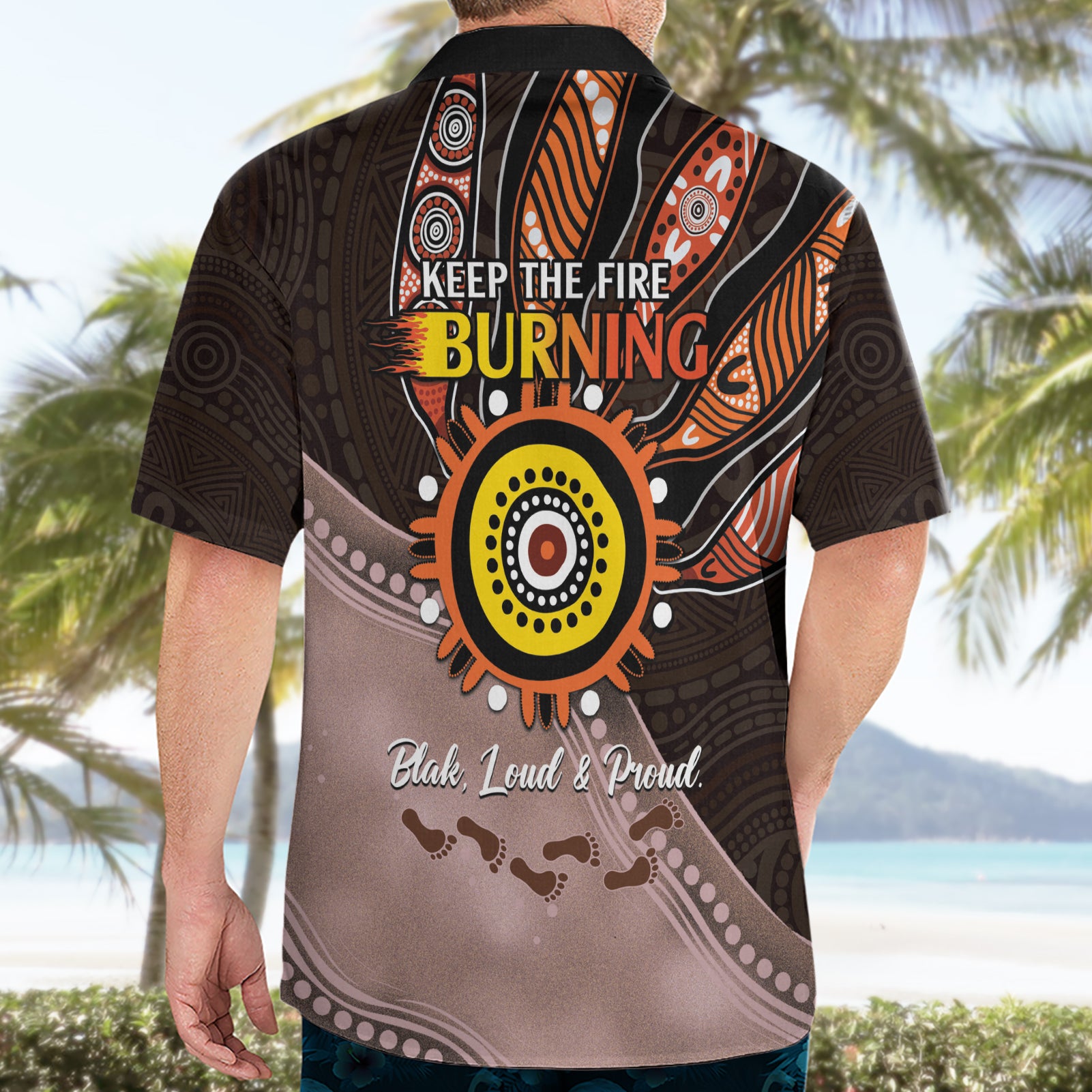 Fire Burning Together NAIDOC 2024 Hawaiian Shirt Indigenous Art - Vibe Hoodie Shop