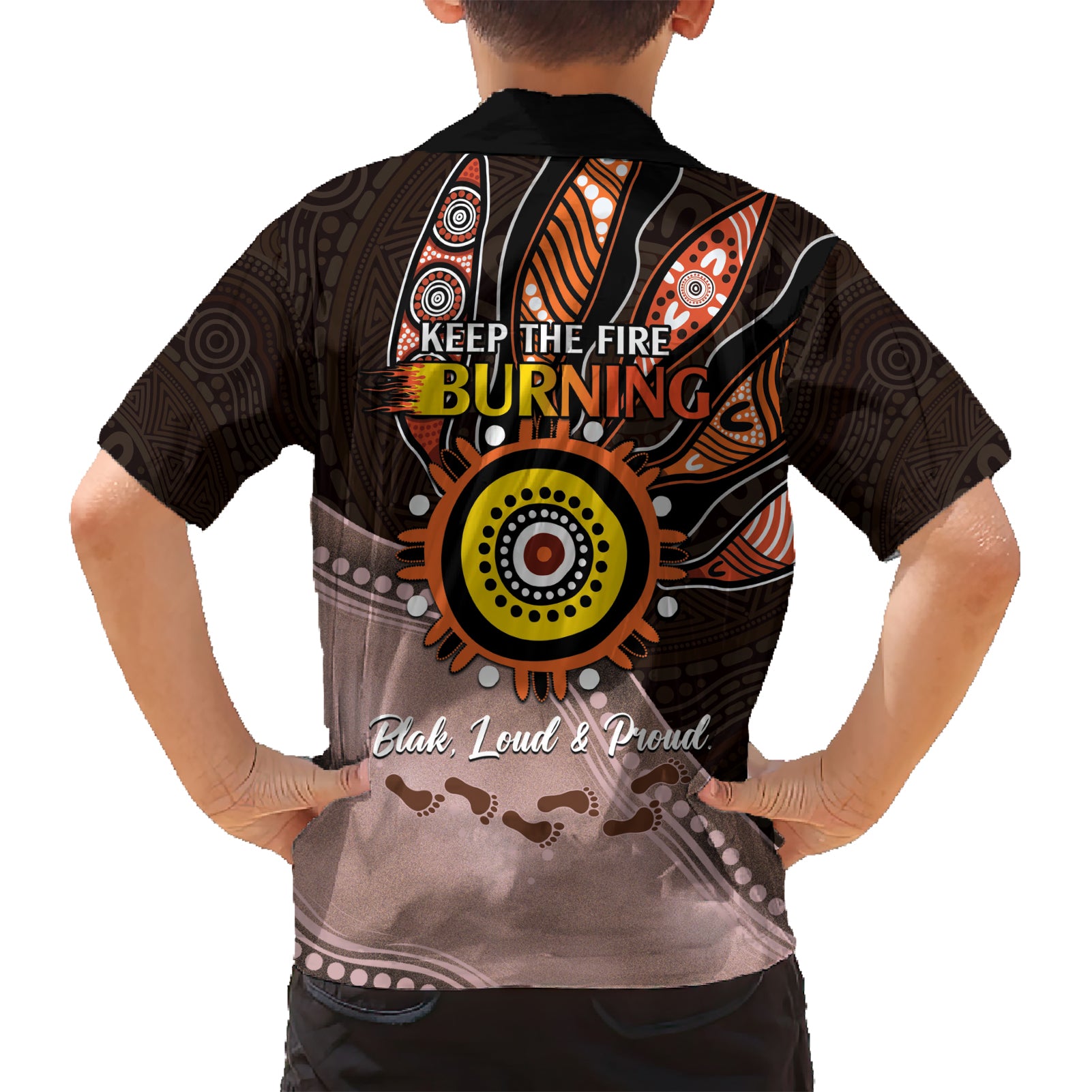 Fire Burning Together NAIDOC 2024 Hawaiian Shirt Indigenous Art - Vibe Hoodie Shop