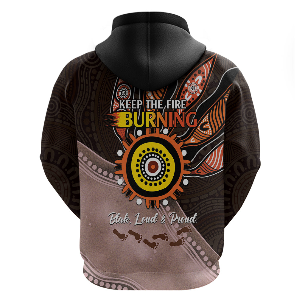 Fire Burning Together NAIDOC 2024 Hoodie Indigenous Art - Vibe Hoodie Shop
