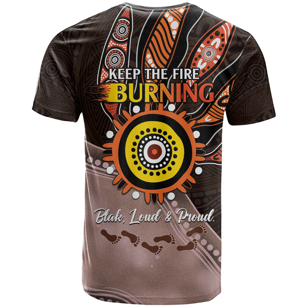 Fire Burning Together NAIDOC 2024 T Shirt Indigenous Art - Vibe Hoodie Shop