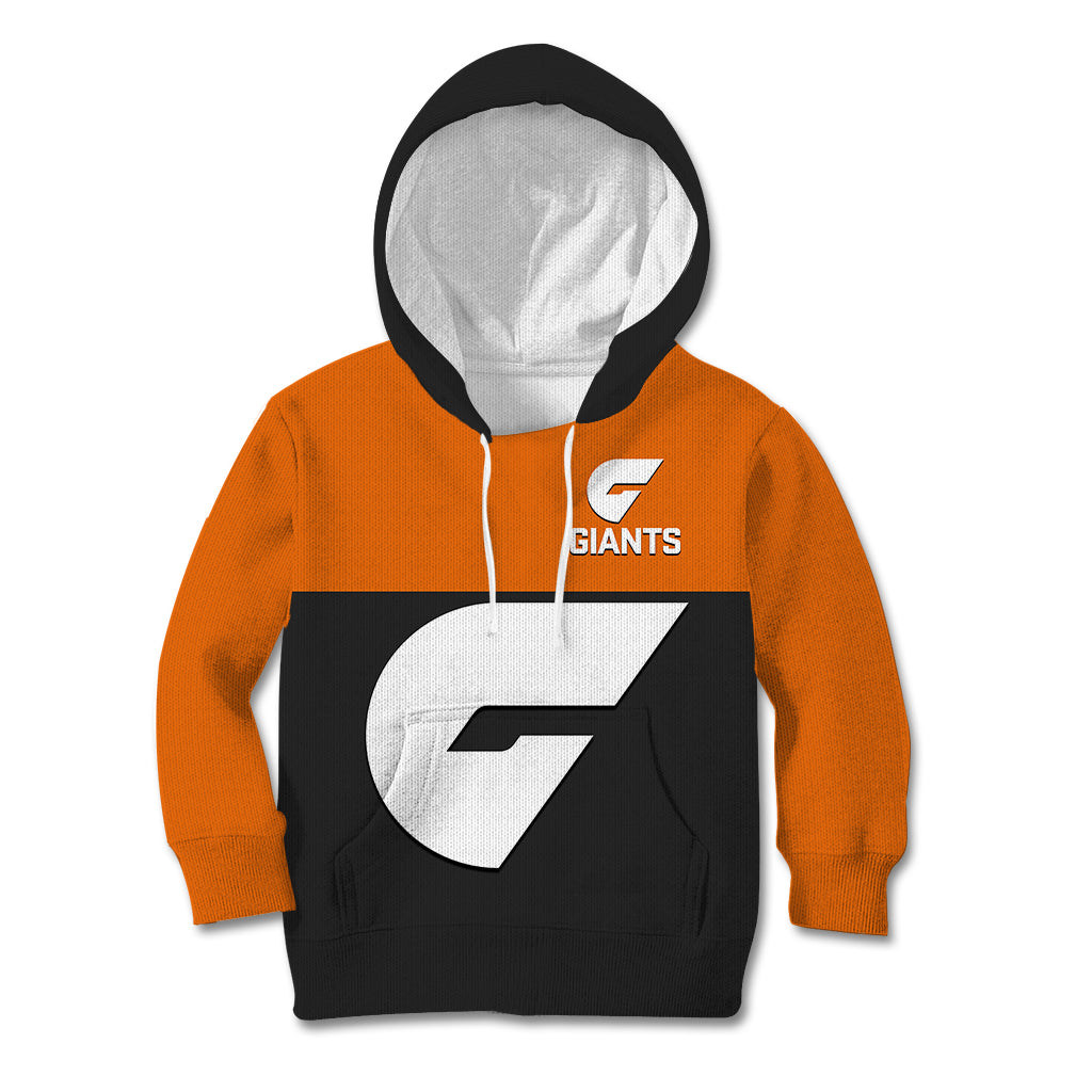 Personalised GWS Giants Football 2023 Kid Hoodie Sporty Style - Vibe Hoodie Shop