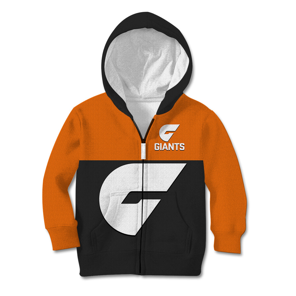 Personalised GWS Giants Football 2023 Kid Hoodie Sporty Style - Vibe Hoodie Shop