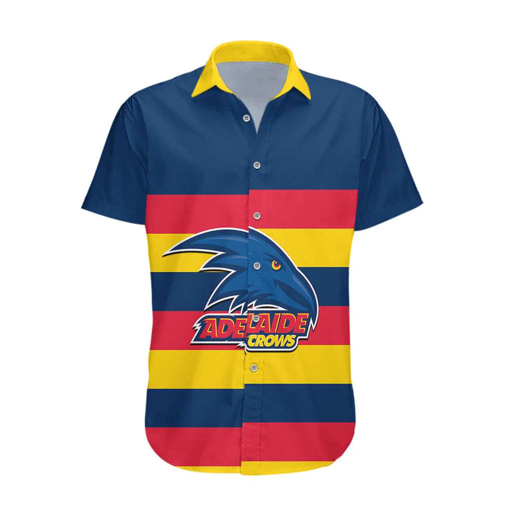 Personalised Adelaide Football 2023 Hawaiian Shirt Go Crows Sporty Style - Vibe Hoodie Shop