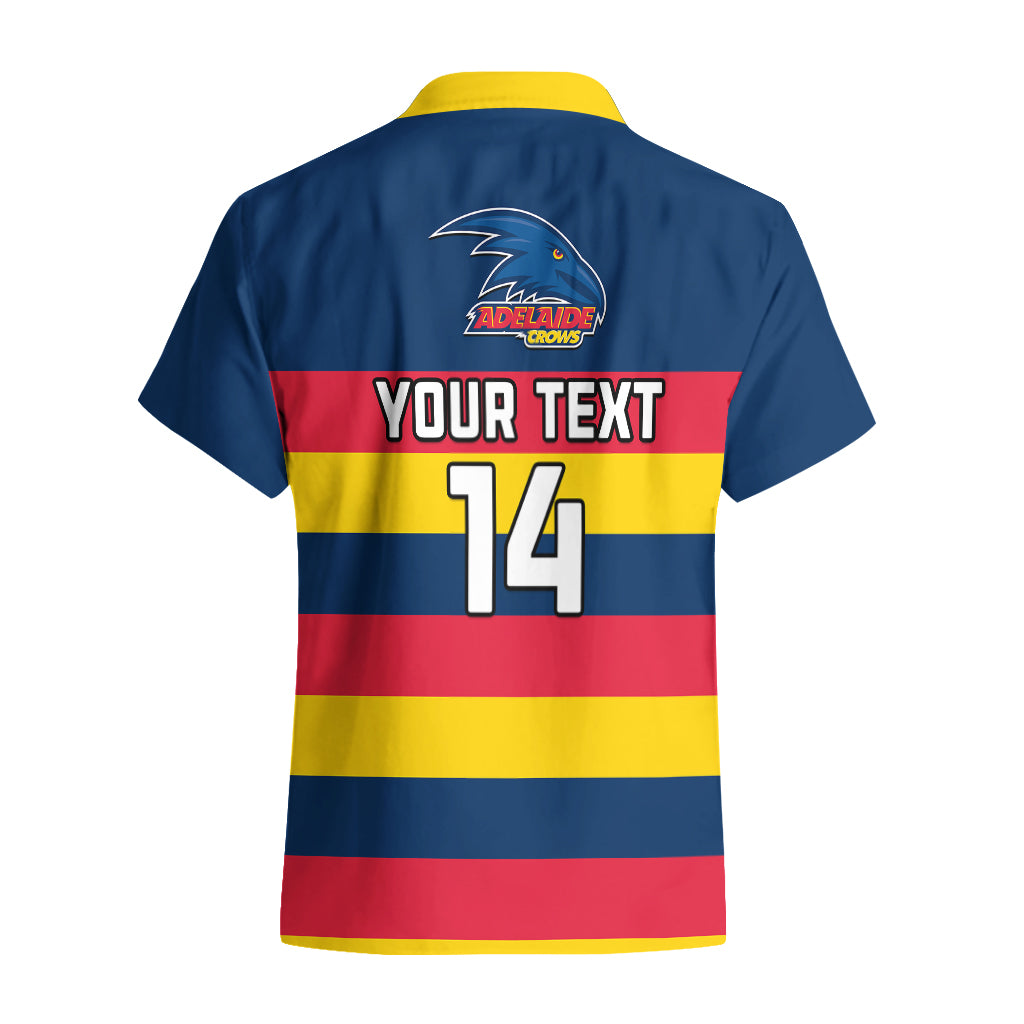 Personalised Adelaide Football 2023 Hawaiian Shirt Go Crows Sporty Style - Vibe Hoodie Shop