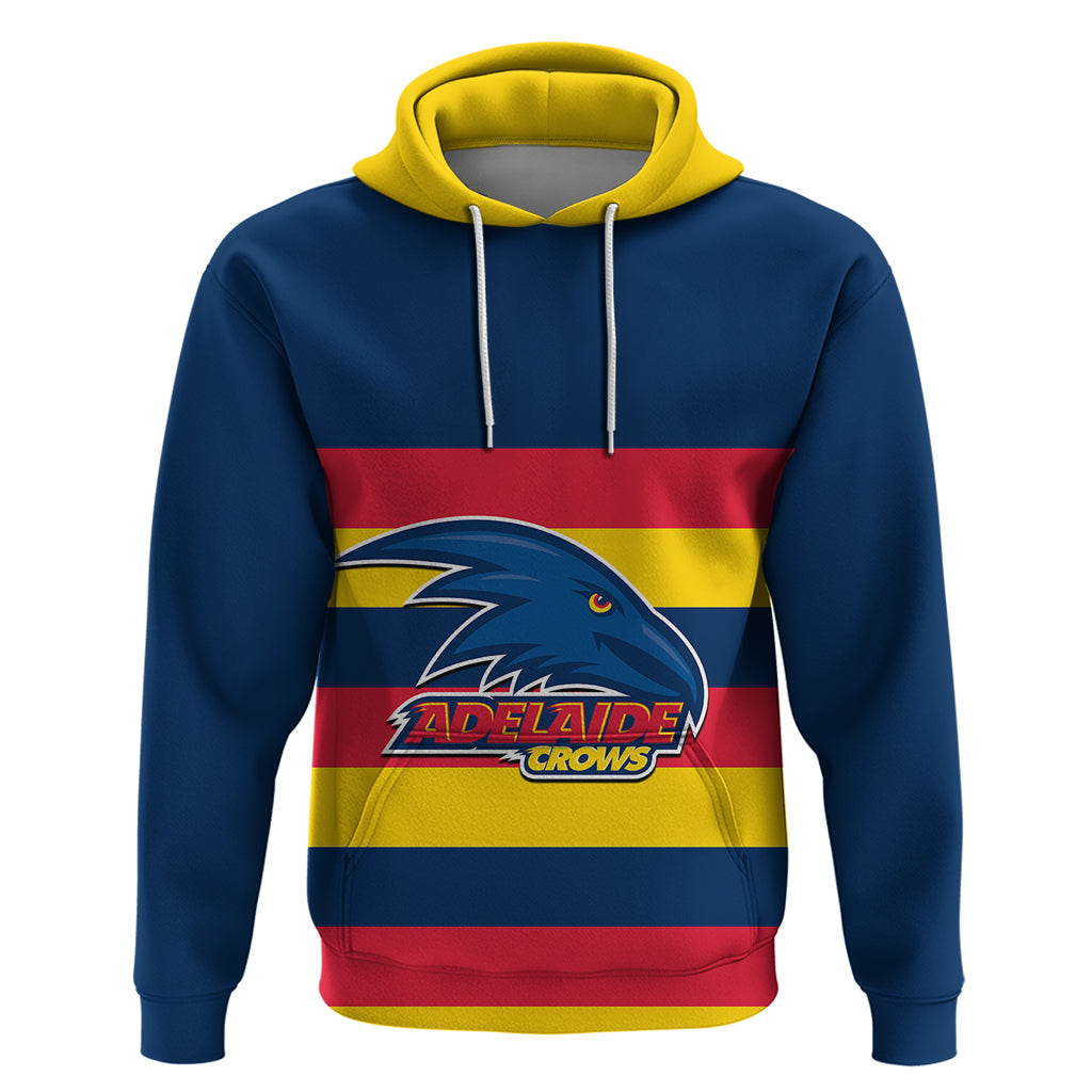 Personalised Adelaide Football 2023 Hoodie Go Crows Sporty Style - Vibe Hoodie Shop