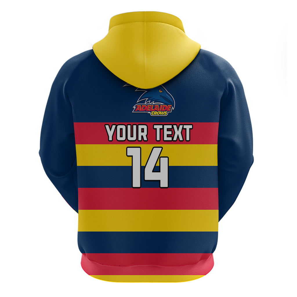 Personalised Adelaide Football 2023 Hoodie Go Crows Sporty Style - Vibe Hoodie Shop