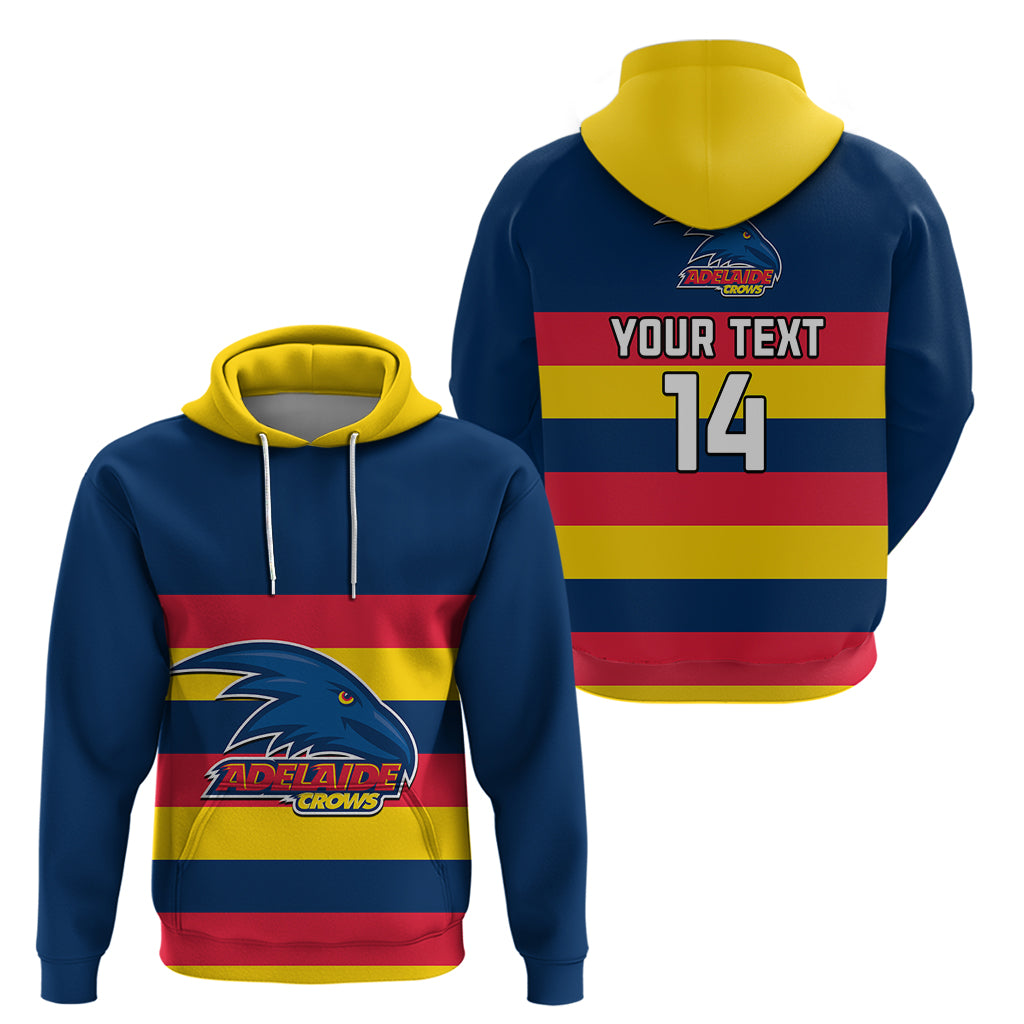 Personalised Adelaide Football 2023 Hoodie Go Crows Sporty Style - Vibe Hoodie Shop