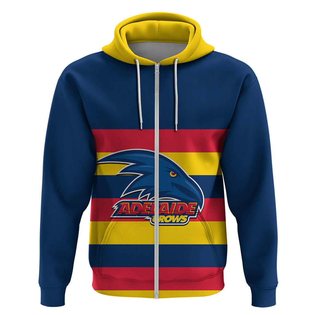Personalised Adelaide Football 2023 Hoodie Go Crows Sporty Style - Vibe Hoodie Shop