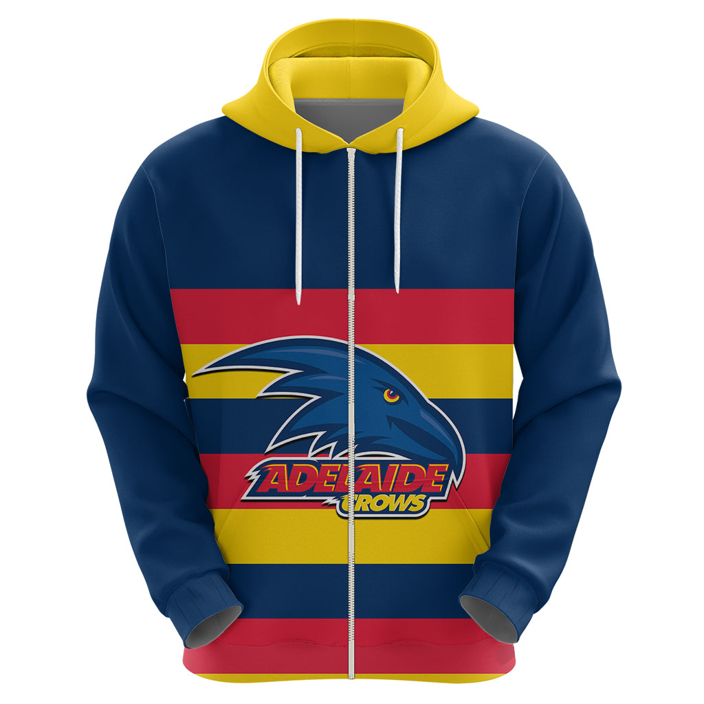 Personalised Adelaide Football 2023 Hoodie Go Crows Sporty Style - Vibe Hoodie Shop