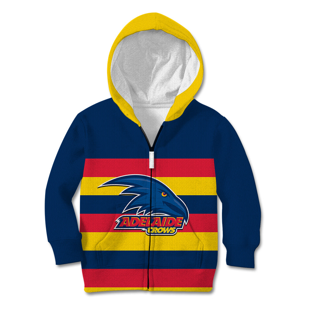 Personalised Adelaide Football 2023 Kid Hoodie Go Crows Sporty Style - Vibe Hoodie Shop