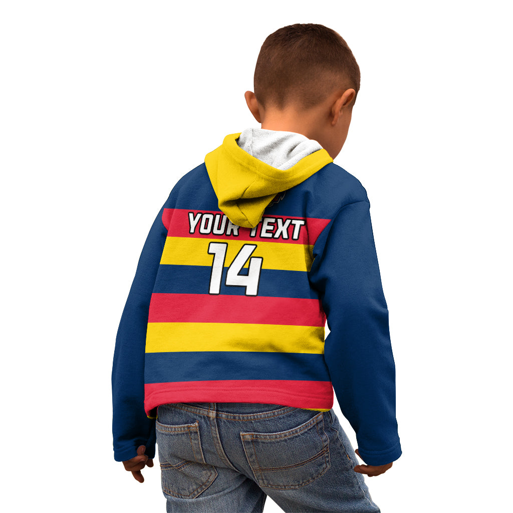 Personalised Adelaide Football 2023 Kid Hoodie Go Crows Sporty Style - Vibe Hoodie Shop