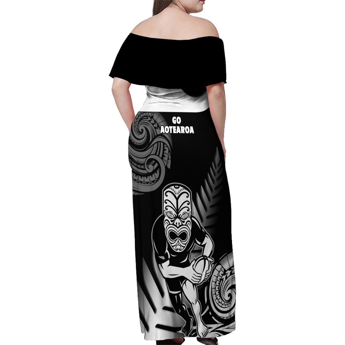 new-zealand-silver-fern-rugby-family-matching-off-shoulder-maxi-dress-and-hawaiian-shirt-go-champions-nz-all-black-maori-koru
