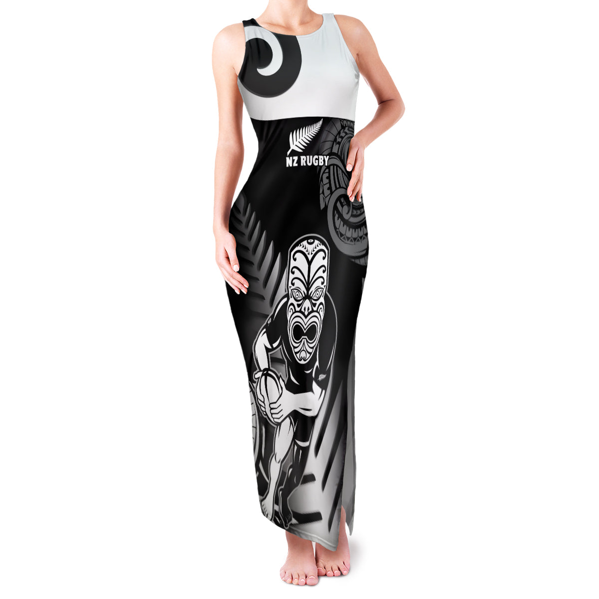 new-zealand-silver-fern-rugby-family-matching-tank-maxi-dress-and-hawaiian-shirt-go-champions-nz-all-black-maori-koru