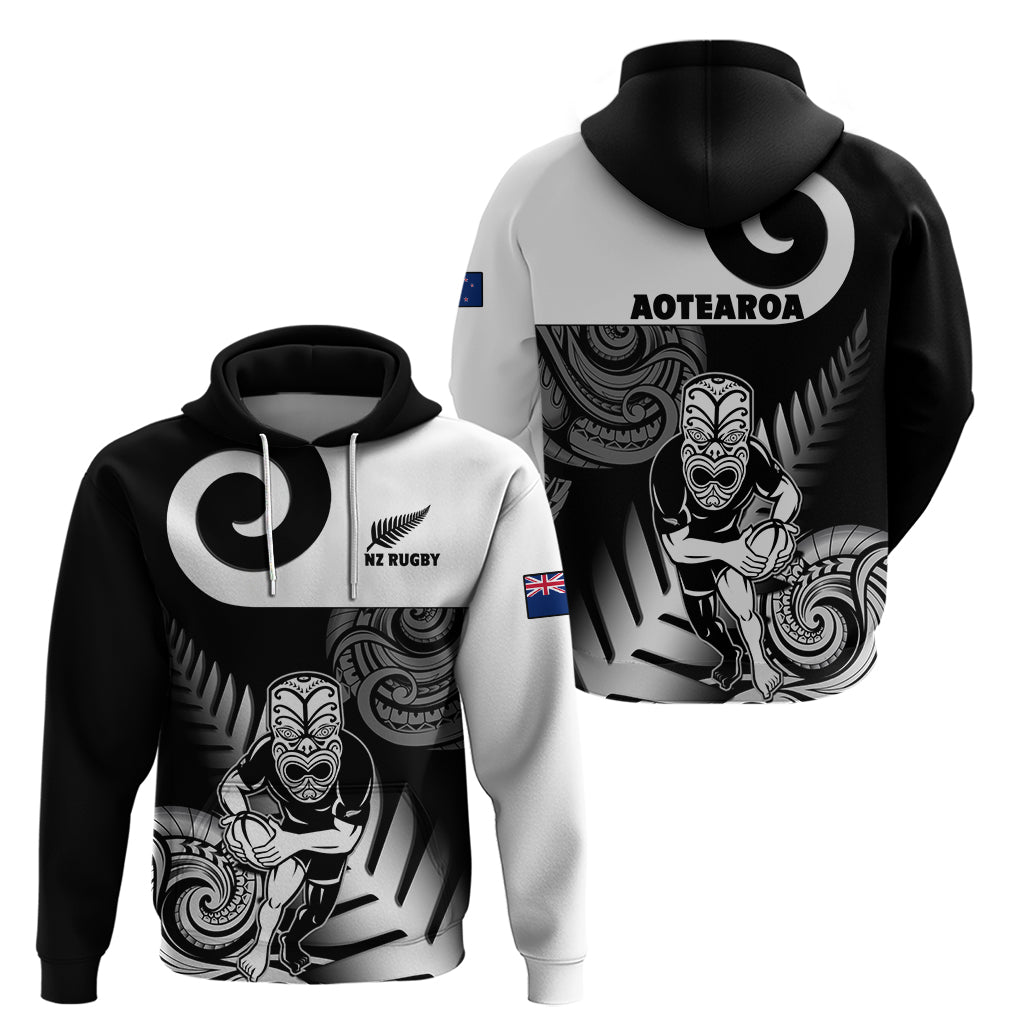 New Zealand Silver Fern Rugby Hoodie Go Champions NZ All Black Maori Koru - Vibe Hoodie Shop