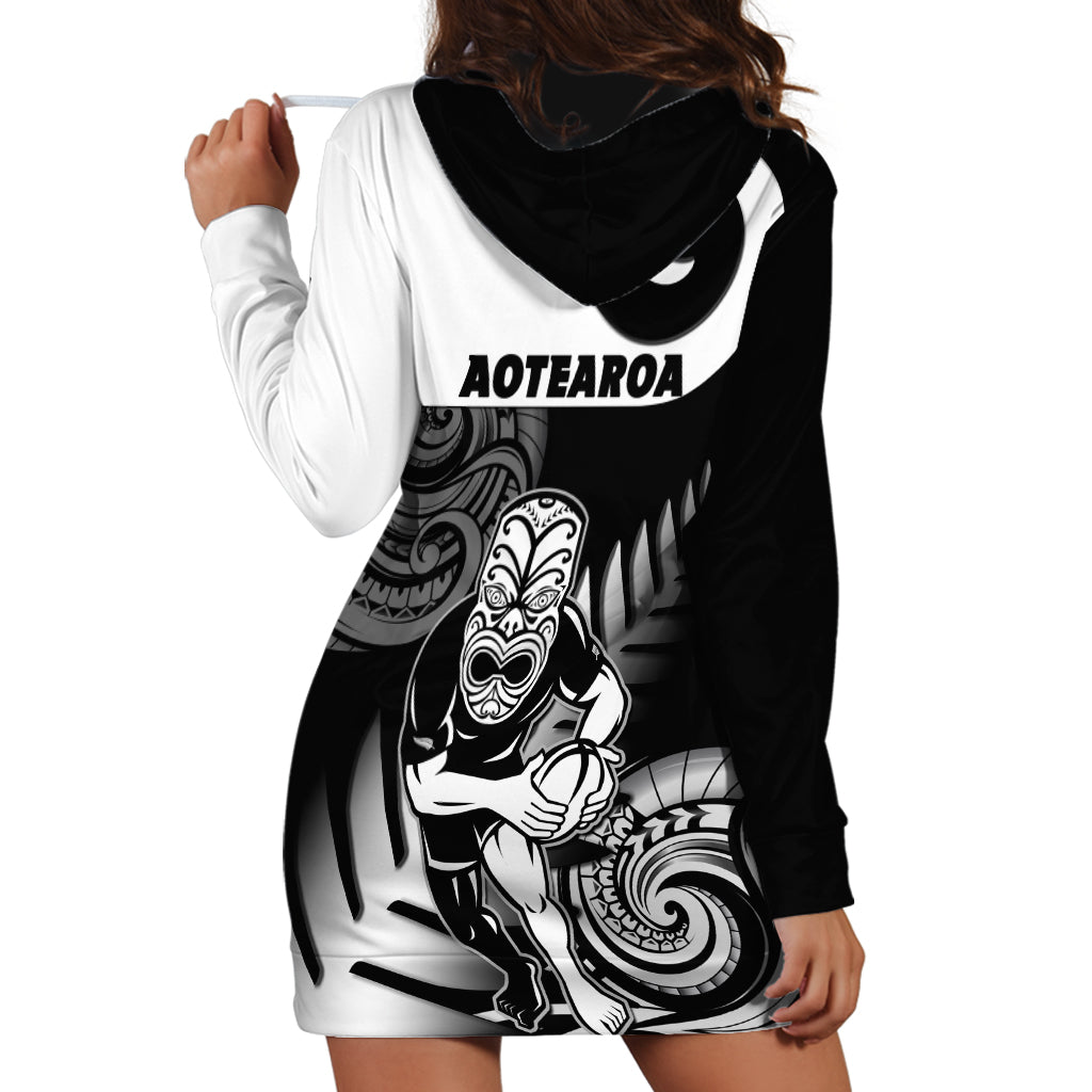 New Zealand Silver Fern Rugby Hoodie Dress Go Champions NZ All Black Maori Koru - Vibe Hoodie Shop