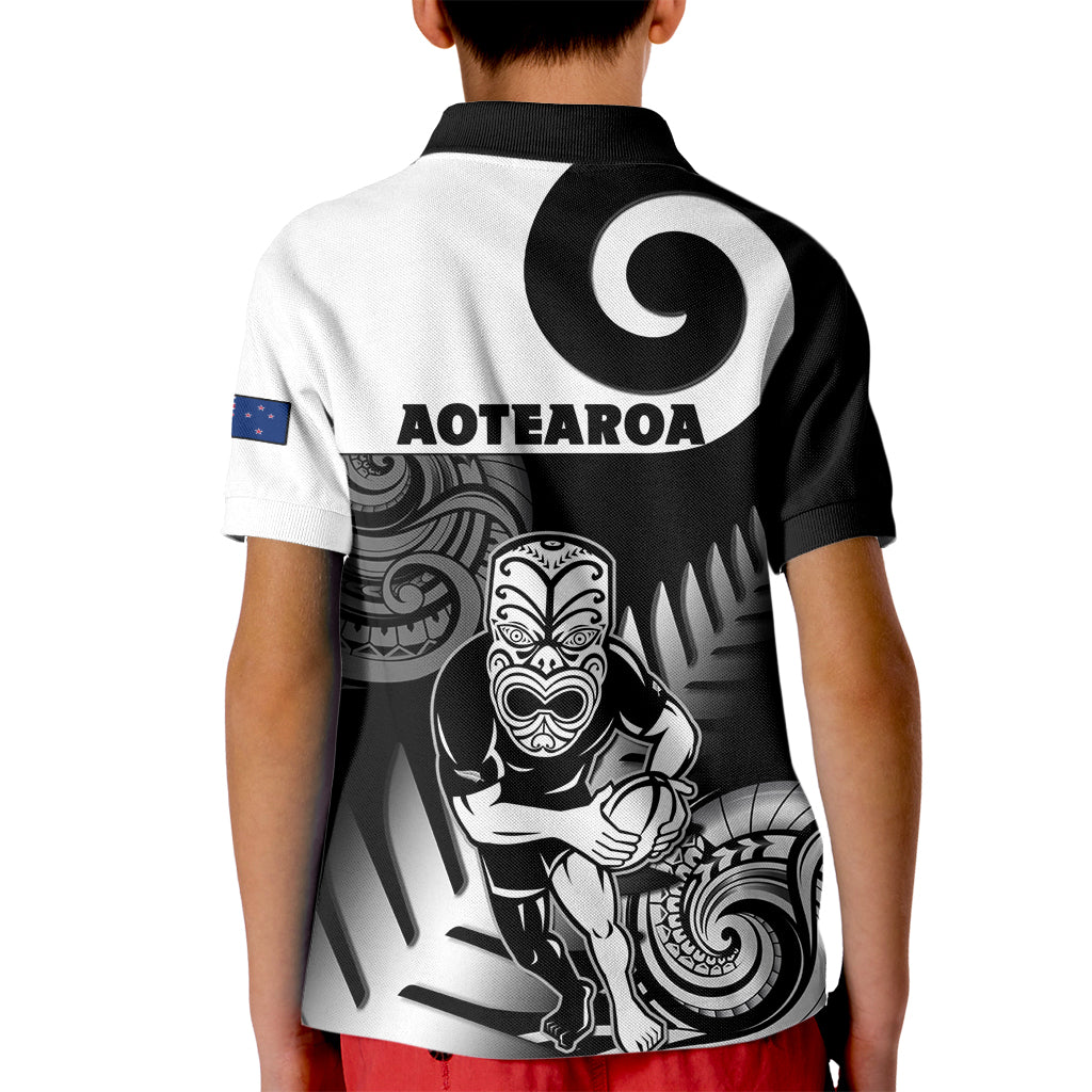 New Zealand Silver Fern Rugby Kid Polo Shirt Go Champions NZ All Black Maori Koru - Vibe Hoodie Shop