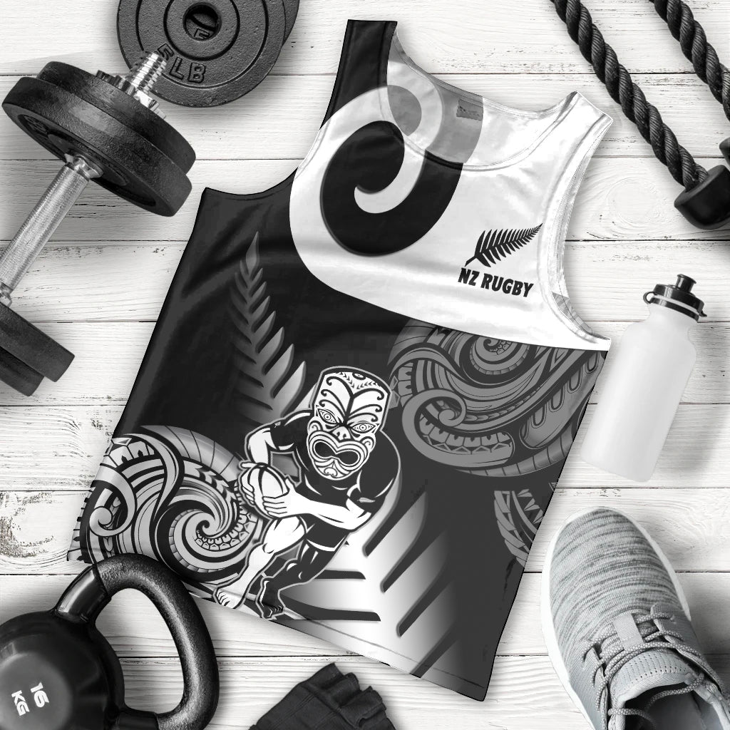 New Zealand Silver Fern Rugby Men Tank Top Go Champions NZ All Black Maori Koru - Vibe Hoodie Shop