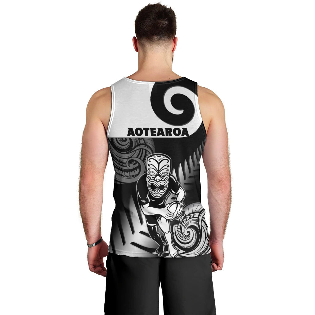 New Zealand Silver Fern Rugby Men Tank Top Go Champions NZ All Black Maori Koru - Vibe Hoodie Shop