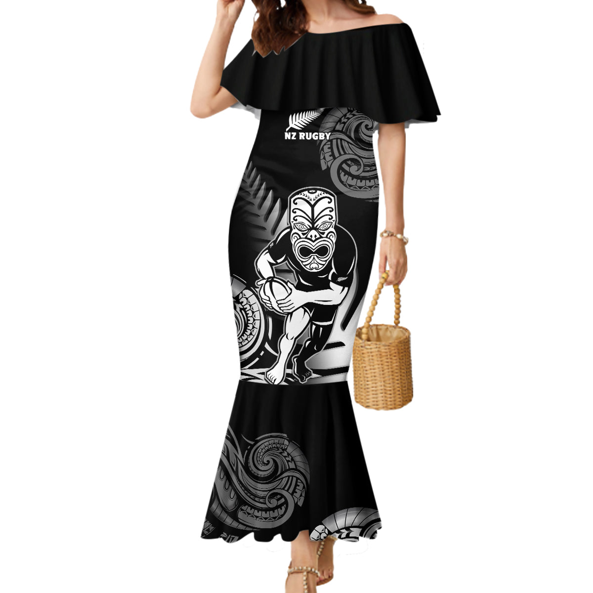 new-zealand-silver-fern-rugby-mermaid-dress-go-champions-nz-all-black-maori-koru