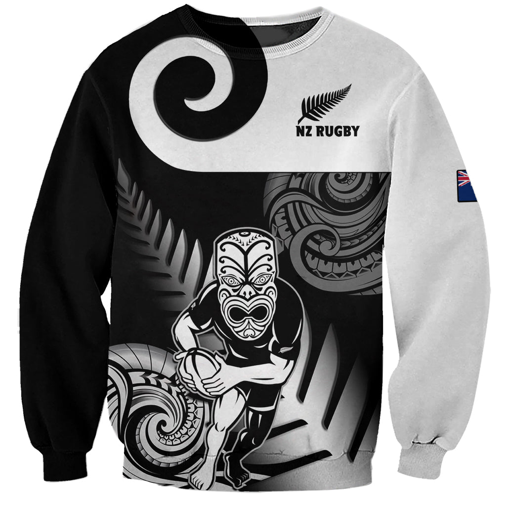 New Zealand Silver Fern Rugby Sweatshirt Go Champions NZ All Black Maori Koru - Vibe Hoodie Shop