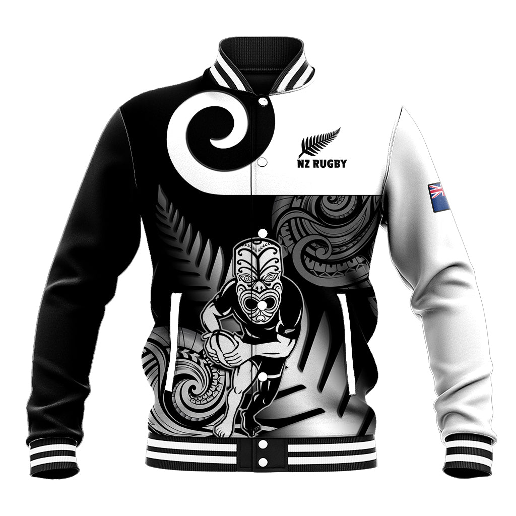 Custom New Zealand Silver Fern Rugby Baseball Jacket Go Champions NZ All Black Maori Koru - Vibe Hoodie Shop