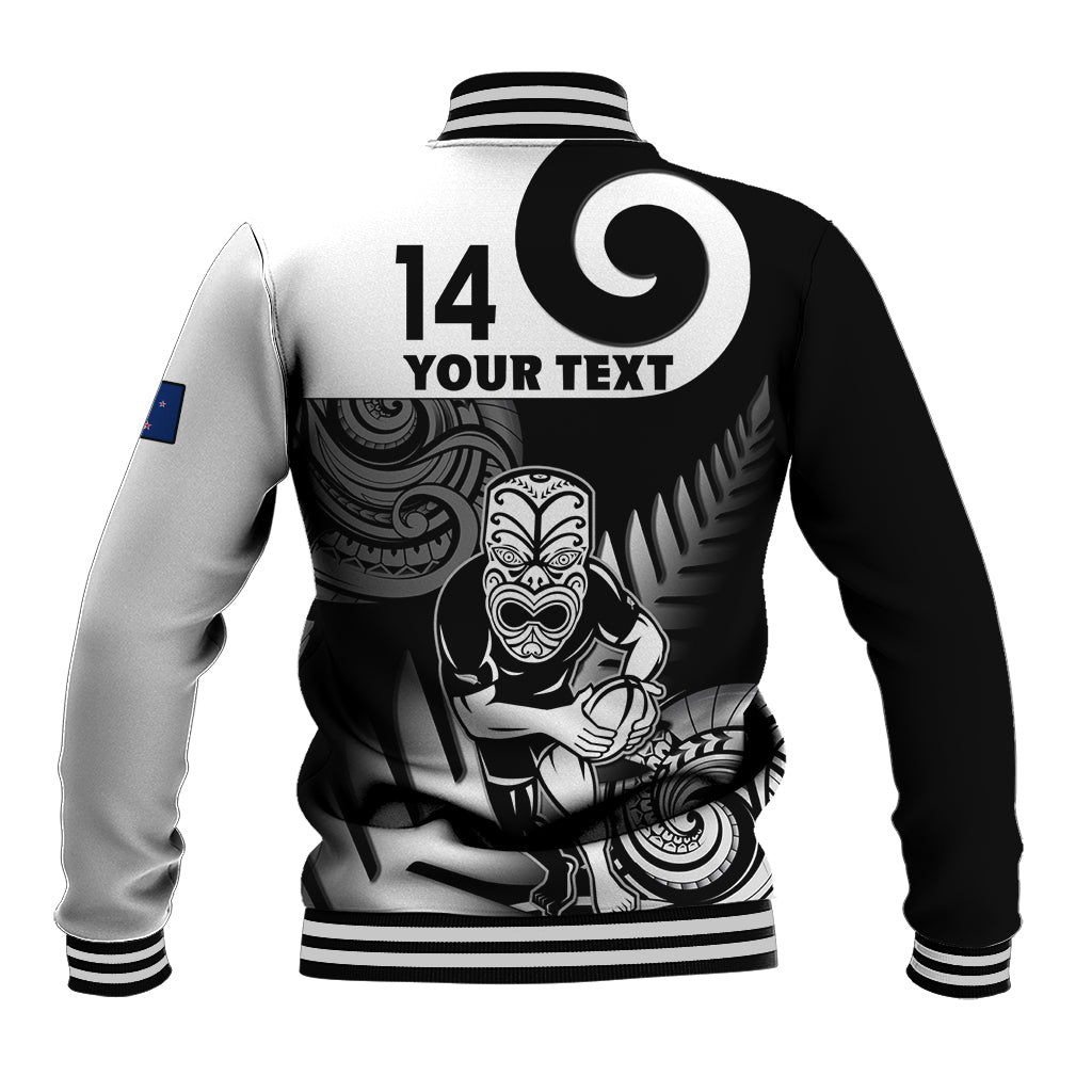 Custom New Zealand Silver Fern Rugby Baseball Jacket Go Champions NZ All Black Maori Koru - Vibe Hoodie Shop