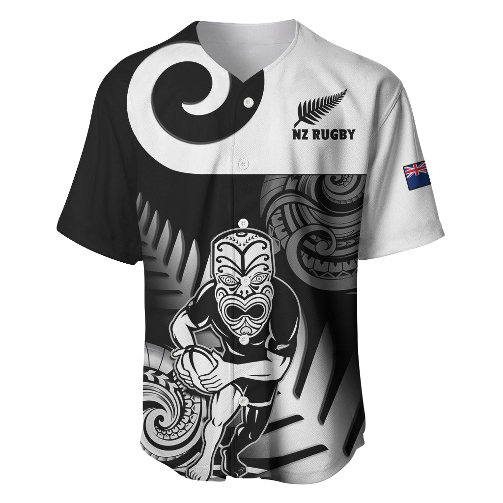 Custom New Zealand Silver Fern Rugby Baseball Jersey Go Champions NZ All Black Maori Koru - Vibe Hoodie Shop