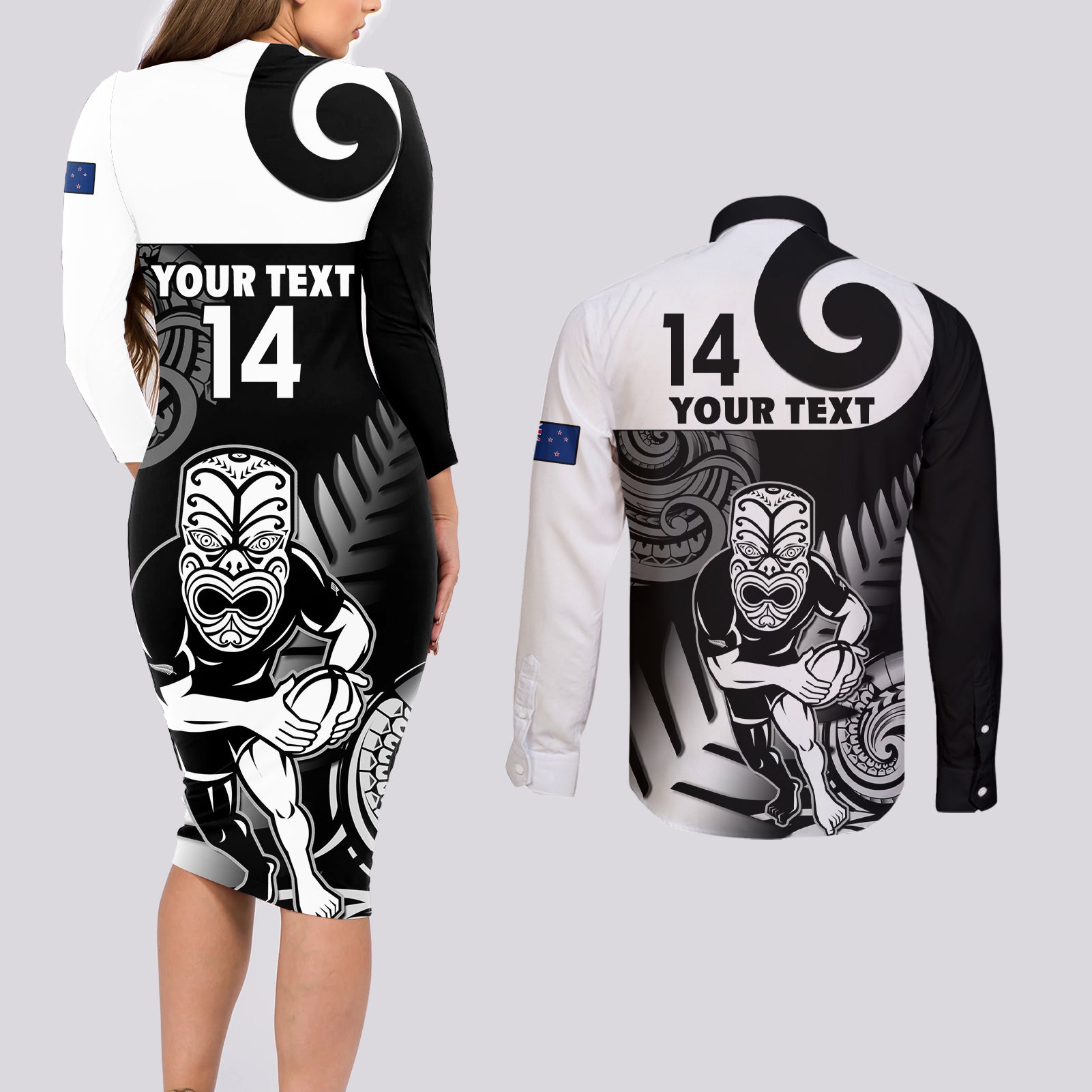 custom-new-zealand-silver-fern-rugby-couples-matching-long-sleeve-bodycon-dress-and-long-sleeve-button-shirts-go-champions-nz-all-black-maori-koru