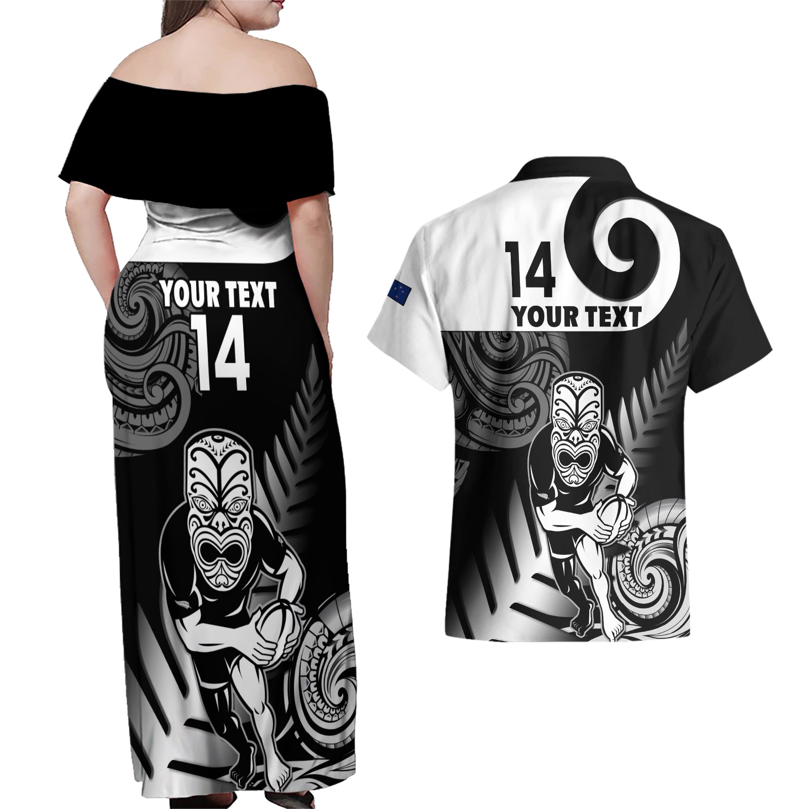 custom-new-zealand-silver-fern-rugby-couples-matching-off-shoulder-maxi-dress-and-hawaiian-shirt-go-champions-nz-all-black-maori-koru