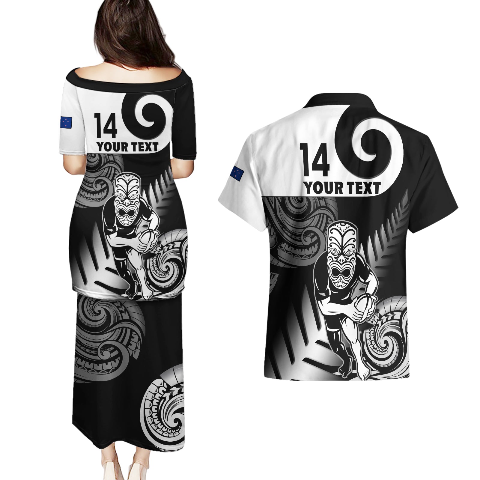 custom-new-zealand-silver-fern-rugby-couples-matching-puletasi-dress-and-hawaiian-shirt-go-champions-nz-all-black-maori-koru