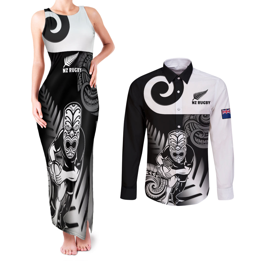 custom-new-zealand-silver-fern-rugby-couples-matching-tank-maxi-dress-and-long-sleeve-button-shirts-go-champions-nz-all-black-maori-koru