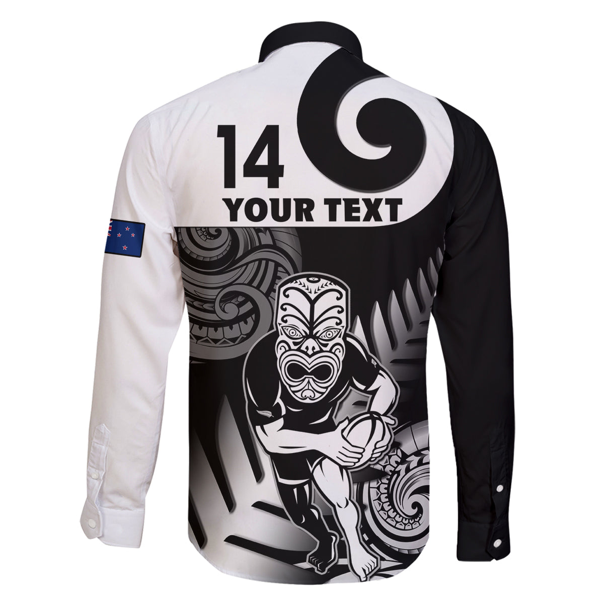 custom-new-zealand-silver-fern-rugby-family-matching-long-sleeve-bodycon-dress-and-hawaiian-shirt-go-champions-nz-all-black-maori-koru