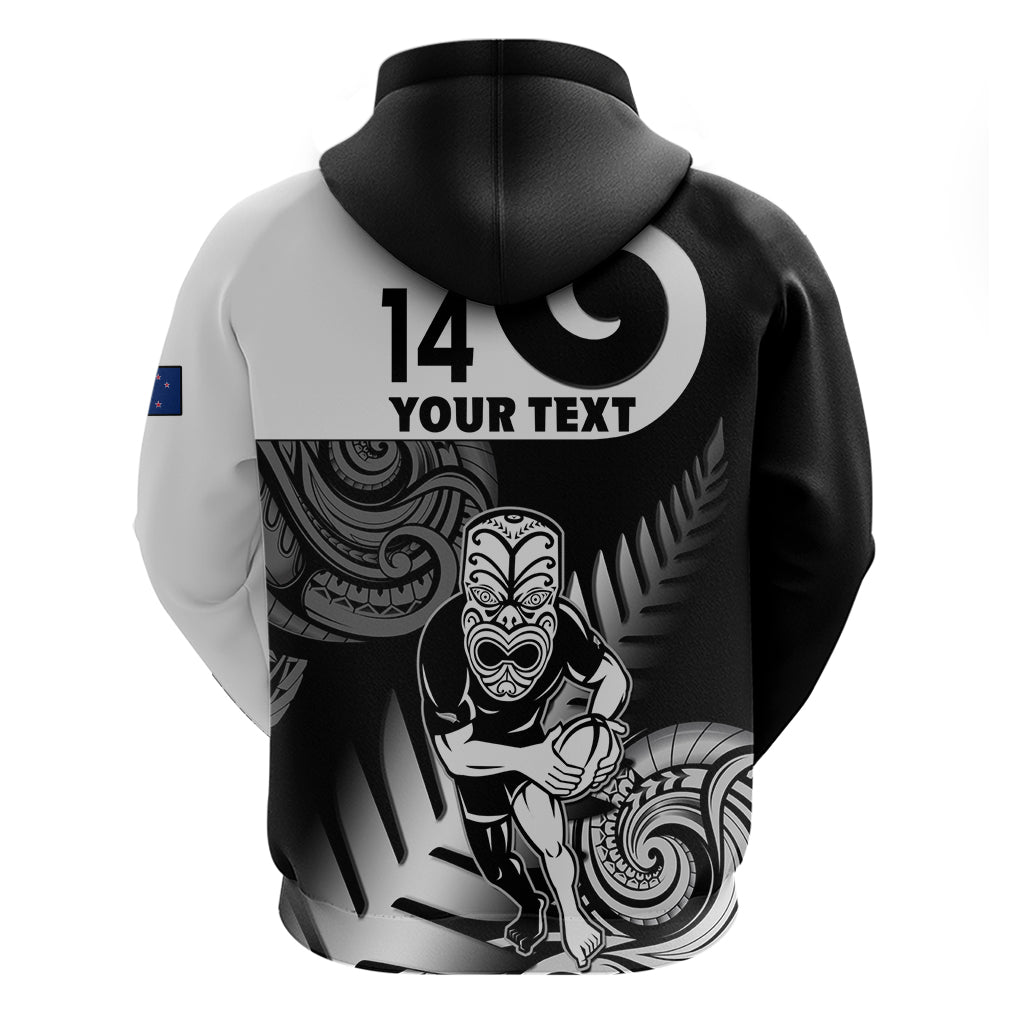 Custom New Zealand Silver Fern Rugby Hoodie Go Champions NZ All Black Maori Koru - Vibe Hoodie Shop