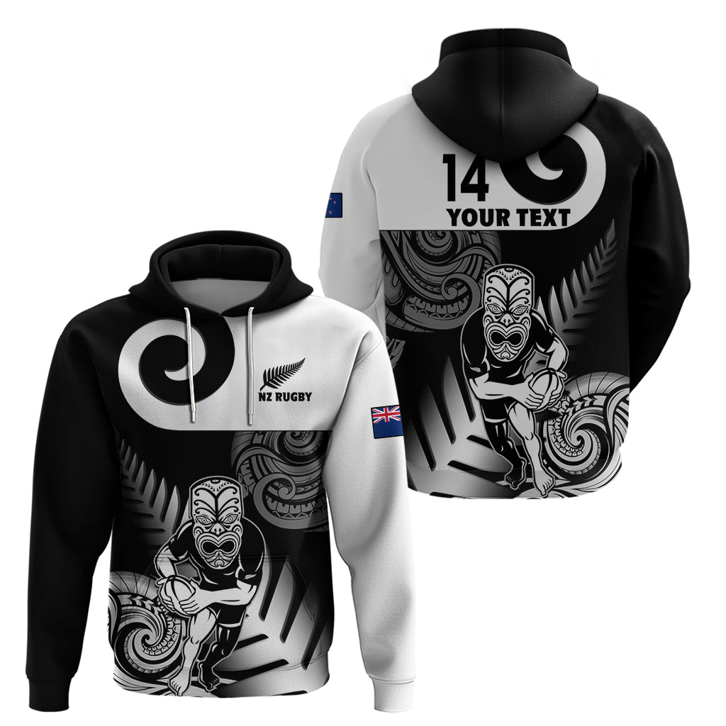 Custom New Zealand Silver Fern Rugby Hoodie Go Champions NZ All Black Maori Koru - Vibe Hoodie Shop