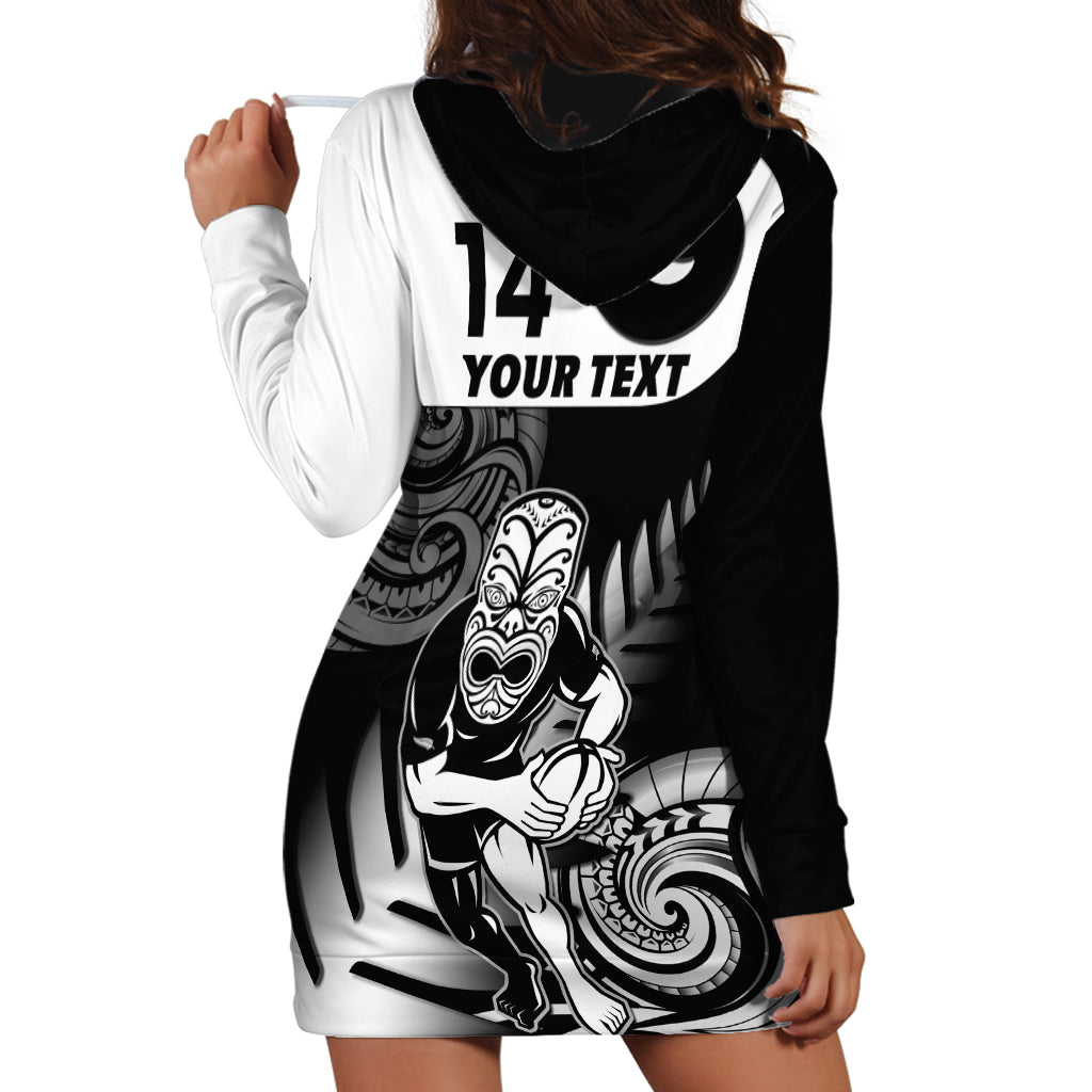 Custom New Zealand Silver Fern Rugby Hoodie Dress Go Champions NZ All Black Maori Koru - Vibe Hoodie Shop