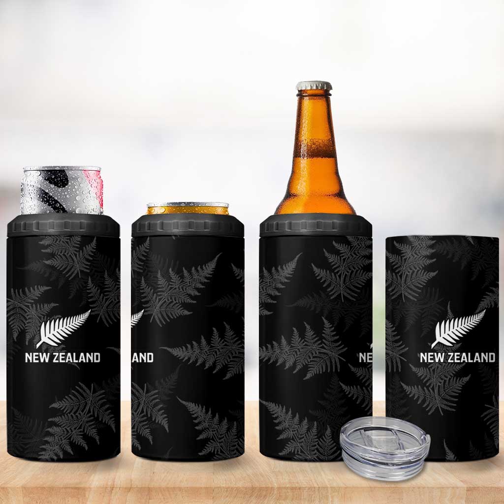 New Zealand Silver Fern Rugby 4 in 1 Can Cooler Tumbler Go Aotearoa Champions World Cup