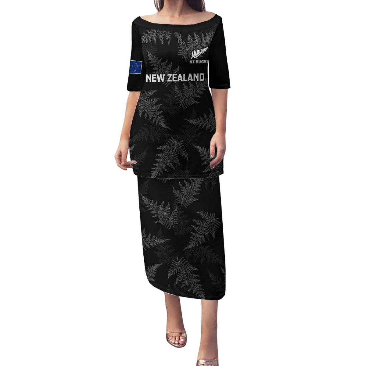 new-zealand-silver-fern-rugby-family-matching-puletasi-dress-and-hawaiian-shirt-2023-go-aotearoa-champions-world-cup