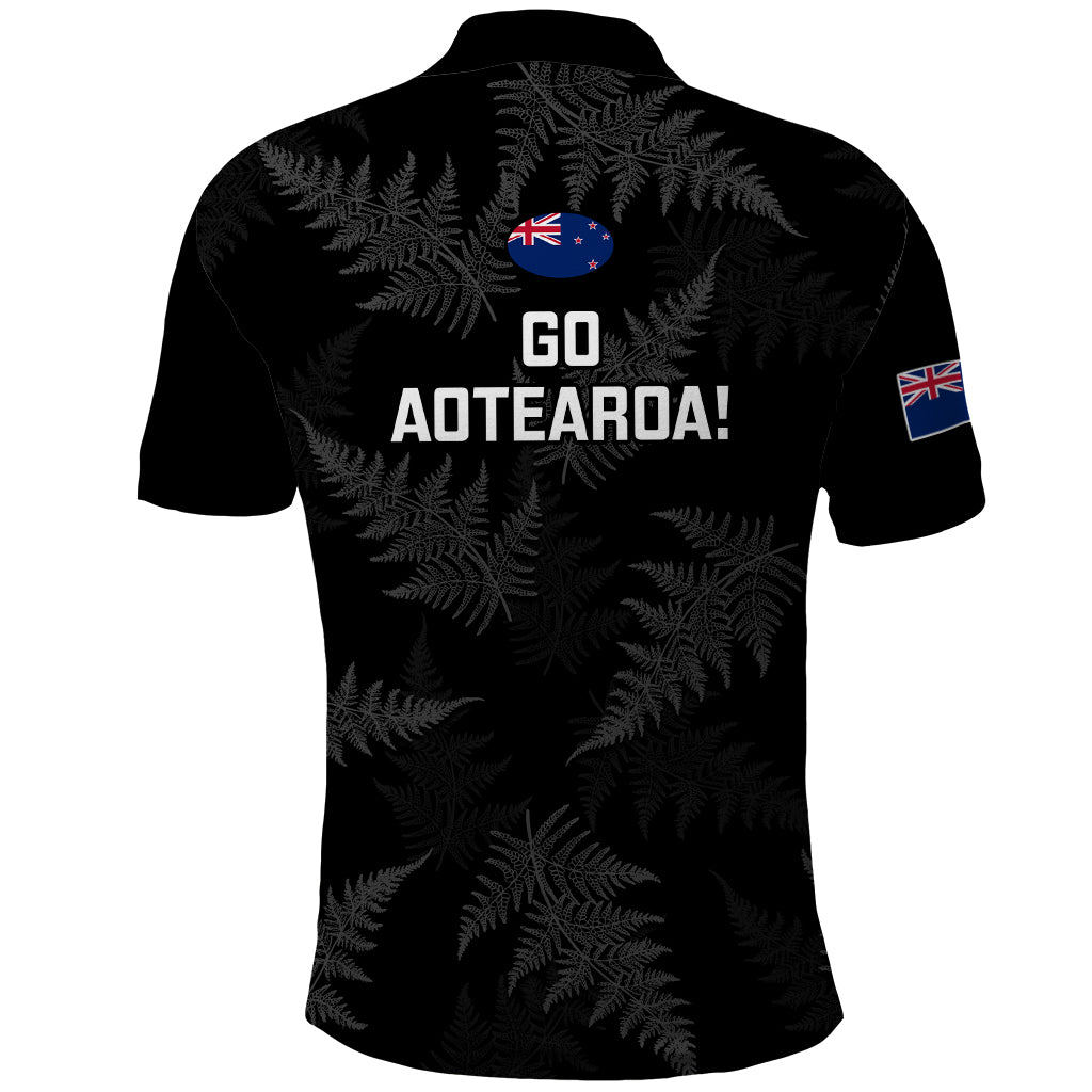 New Zealand Silver Fern Rugby Polo Shirt 2023 Go Aotearoa Champions World Cup - Vibe Hoodie Shop
